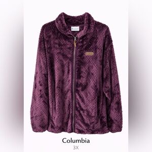 Columbia womens Plush Purple Jacket